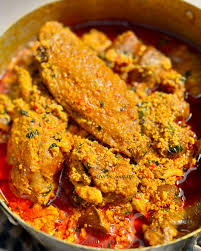 Egusi soup with Turkey 